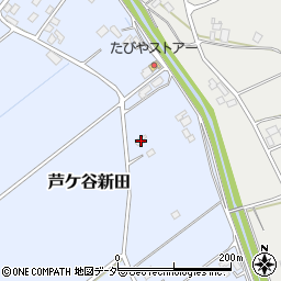 茨城県結城郡八千代町芦ケ谷新田885周辺の地図