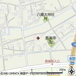 埼玉県深谷市永田713周辺の地図