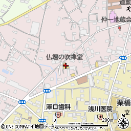 仏壇の吹禅堂周辺の地図