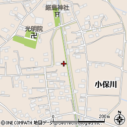 茨城県常総市小保川1278-1周辺の地図