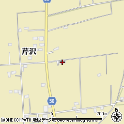 茨城県行方市芹沢1588周辺の地図