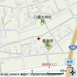 埼玉県深谷市永田691周辺の地図