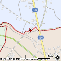 茨城県常総市国生1151周辺の地図