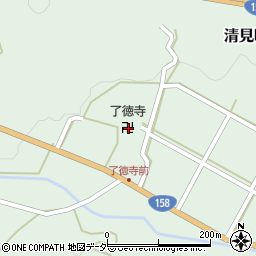 岐阜県高山市清見町牧ケ洞1390周辺の地図