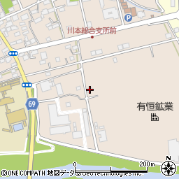 埼玉県深谷市田中564周辺の地図