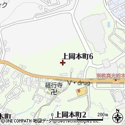 岐阜県高山市上岡本町6丁目周辺の地図