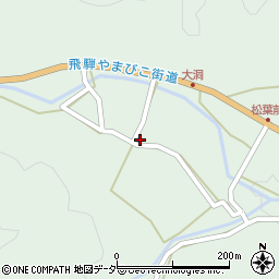 岐阜県高山市清見町牧ケ洞791周辺の地図