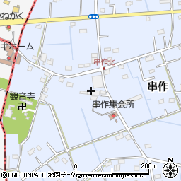 埼玉県加須市串作567周辺の地図