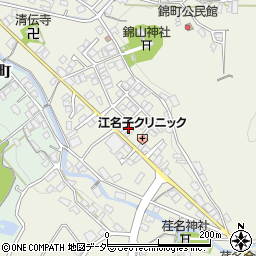岐阜県高山市江名子町516周辺の地図