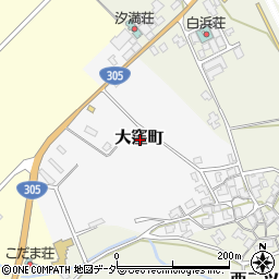 福井県福井市大窪町周辺の地図