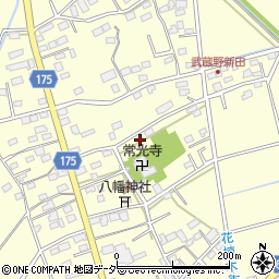 埼玉県深谷市武蔵野1856周辺の地図