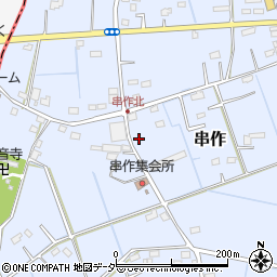 埼玉県加須市串作303周辺の地図