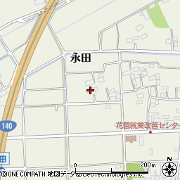 埼玉県深谷市永田1365周辺の地図