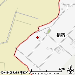 茨城県鉾田市借宿2331周辺の地図