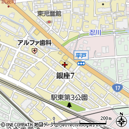 埼玉トヨタ自動車熊谷店周辺の地図