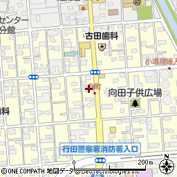群馬銀行行田支店周辺の地図
