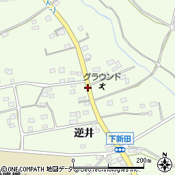 下新田広場周辺の地図