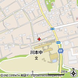 埼玉県深谷市田中284周辺の地図