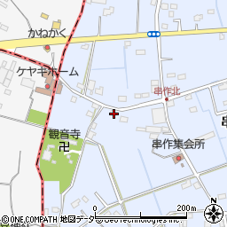 埼玉県加須市串作396周辺の地図