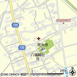 埼玉県深谷市武蔵野1878周辺の地図