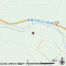 岐阜県高山市清見町牧ケ洞740周辺の地図
