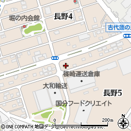 ミニストップ行田長野店周辺の地図