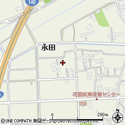 埼玉県深谷市永田1371周辺の地図