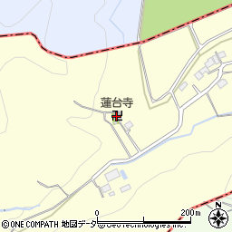 蓮台寺周辺の地図