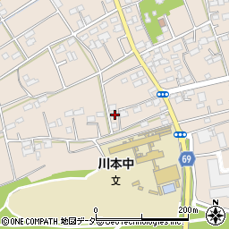 埼玉県深谷市田中283周辺の地図