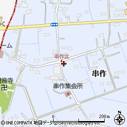 埼玉県加須市串作305周辺の地図