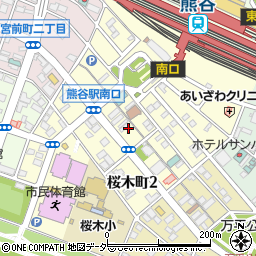 埼玉県熊谷市桜木町周辺の地図