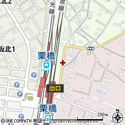 栗橋駅周辺の地図