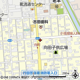 がってん寿司 行田店周辺の地図