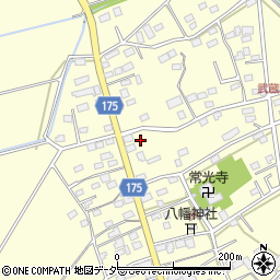 埼玉県深谷市武蔵野1875周辺の地図