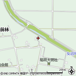 茨城県古河市前林719周辺の地図