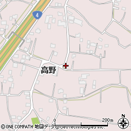 茨城県古河市高野1369周辺の地図
