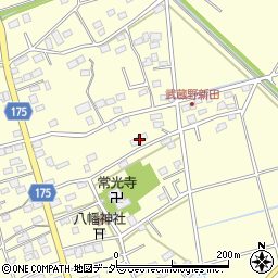 埼玉県深谷市武蔵野1885周辺の地図
