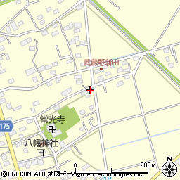 埼玉県深谷市武蔵野1892周辺の地図