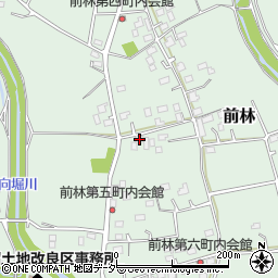茨城県古河市前林426周辺の地図