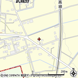埼玉県深谷市武蔵野863周辺の地図