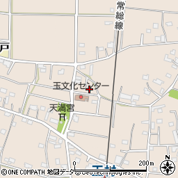 茨城県常総市小保川195周辺の地図