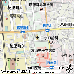 岐阜県立飛騨特別支援学校高山日赤分校周辺の地図