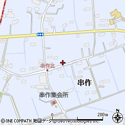 埼玉県加須市串作344周辺の地図