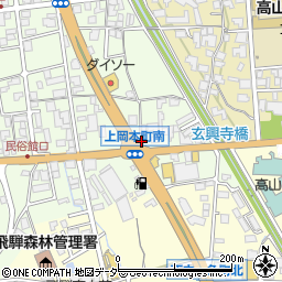 上岡本町南周辺の地図