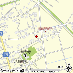 埼玉県深谷市武蔵野1889周辺の地図