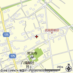 埼玉県深谷市武蔵野1884周辺の地図