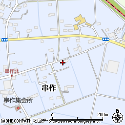 埼玉県加須市串作266周辺の地図