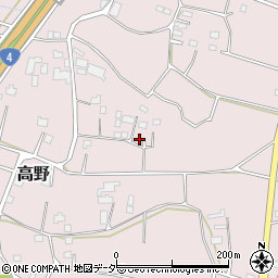 茨城県古河市高野1350周辺の地図