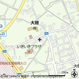 常陽銀行大穂支店周辺の地図