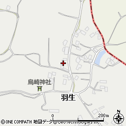 茨城県行方市羽生2153周辺の地図
